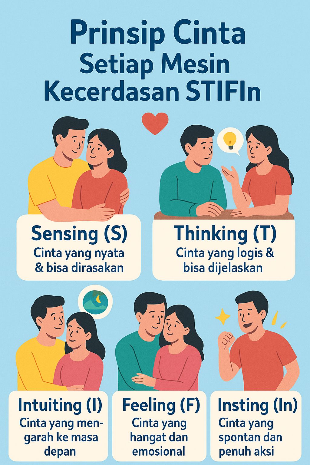 Read more about the article Prinsip Cinta Setiap Mesin Kecerdasan STIFIn