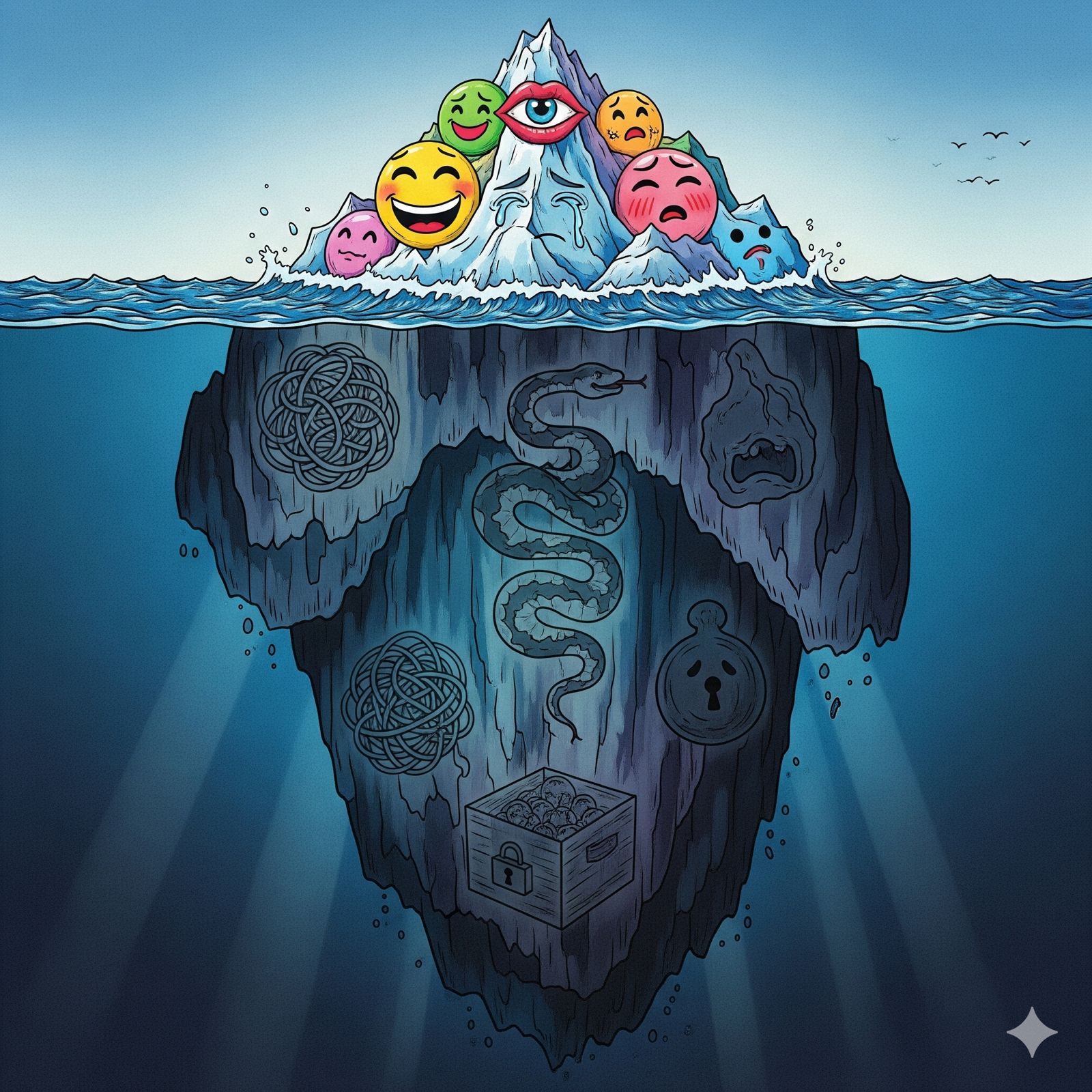 Read more about the article Emosi Manusia Itu Kayak Gunung Es